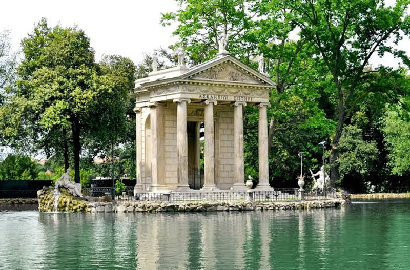 Villa Borghese y sus Jardines: El Pulmón Verde del Arte y el Templo de Esculapio
