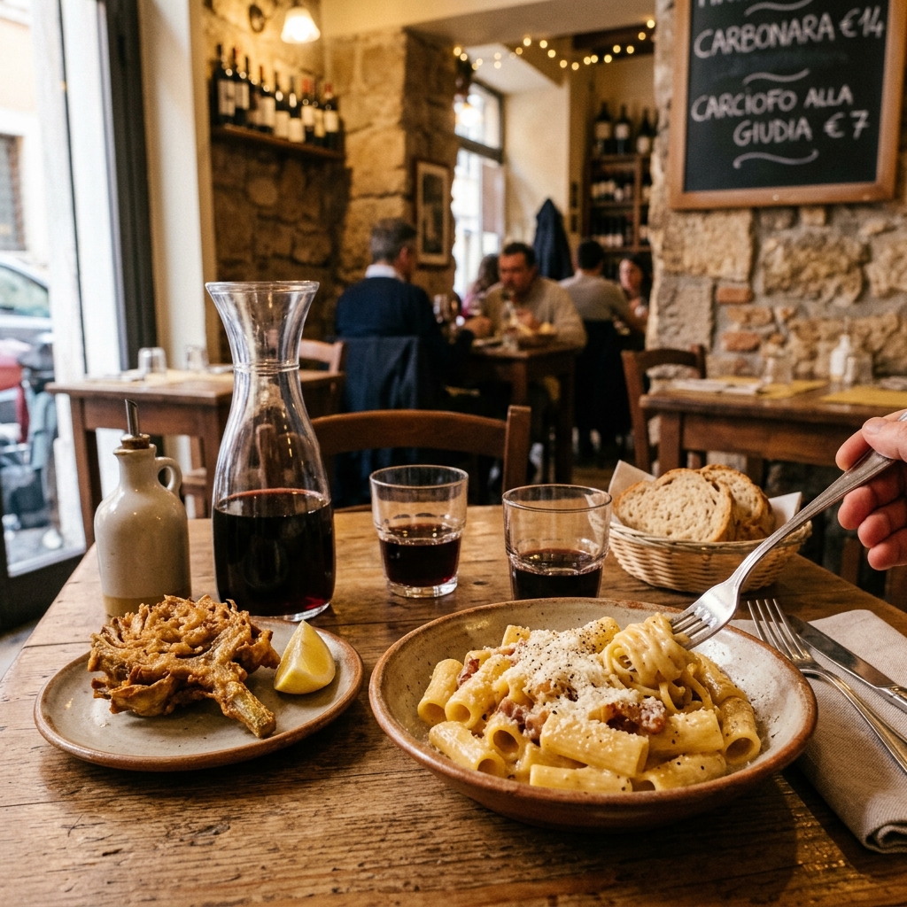Da Enzo al 29: El sabor indomable de la Carbonara en el Trastevere más auténtico
