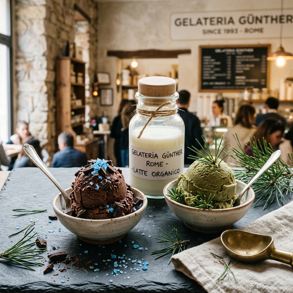 Gelateria Günther: La fusión perfecta del aroma alpino y la tradición heladera en Roma