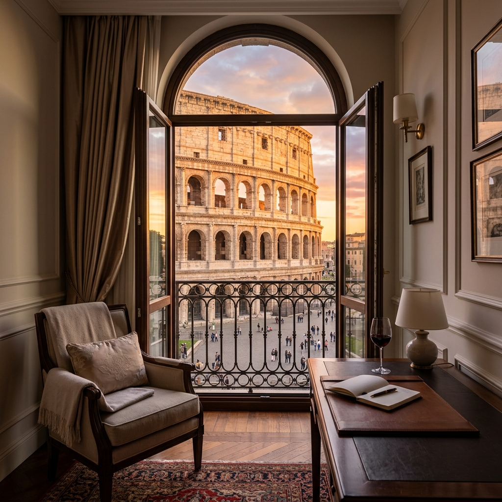 Hotel Palazzo Manfredi: Despertar frente al Coliseo y cenar en su restaurante estrella Michelin