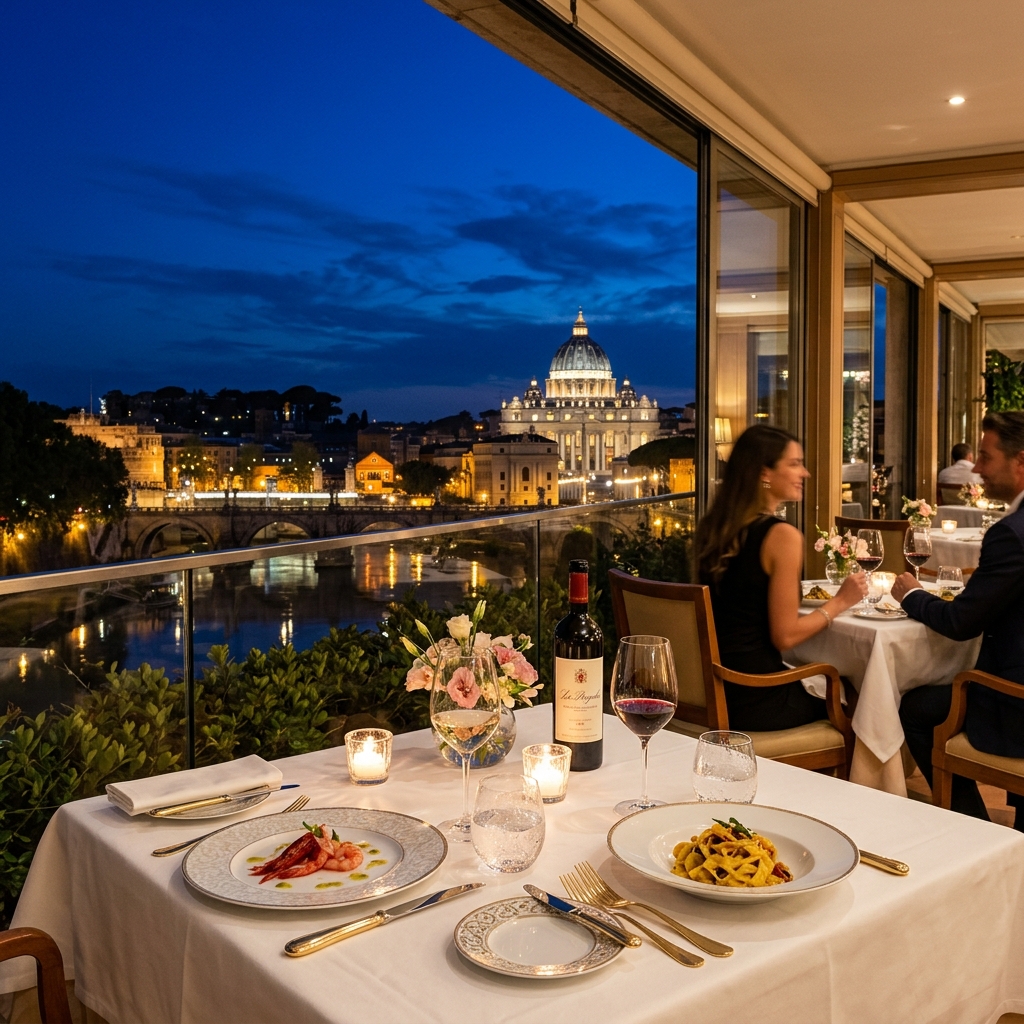 La Pergola: La cumbre de la alta cocina con tres estrellas Michelin sobre los cielos de Roma