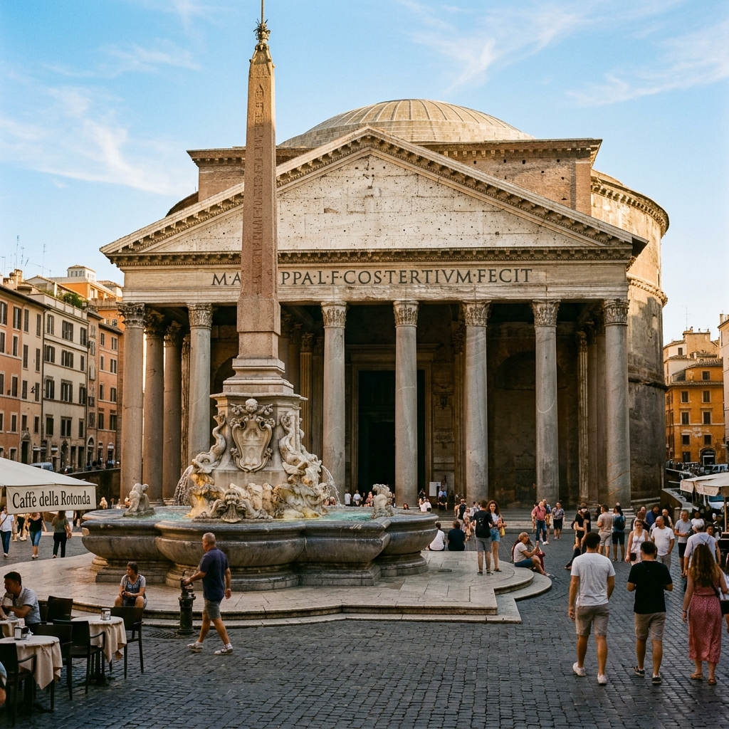 El Panteón de Roma: De templo pagano de Agripa a la Basílica de Santa María ad Martyres