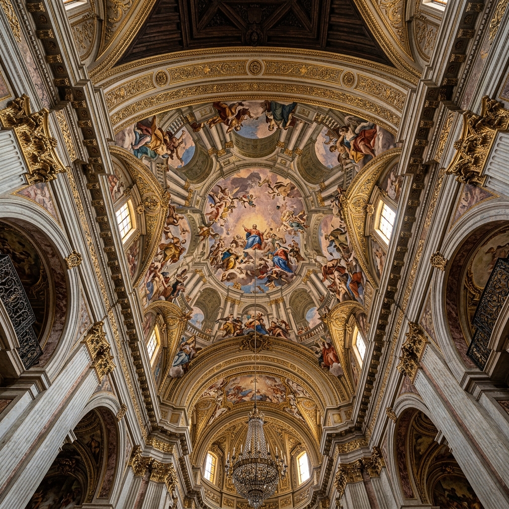 Iglesia de San Ignacio de Loyola: La cúpula tridimensional que engaña al ojo en Roma