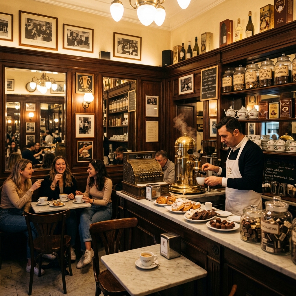 Sciascia Caffè 1919: El aristócrata del café y el chocolate en el barrio de Prati